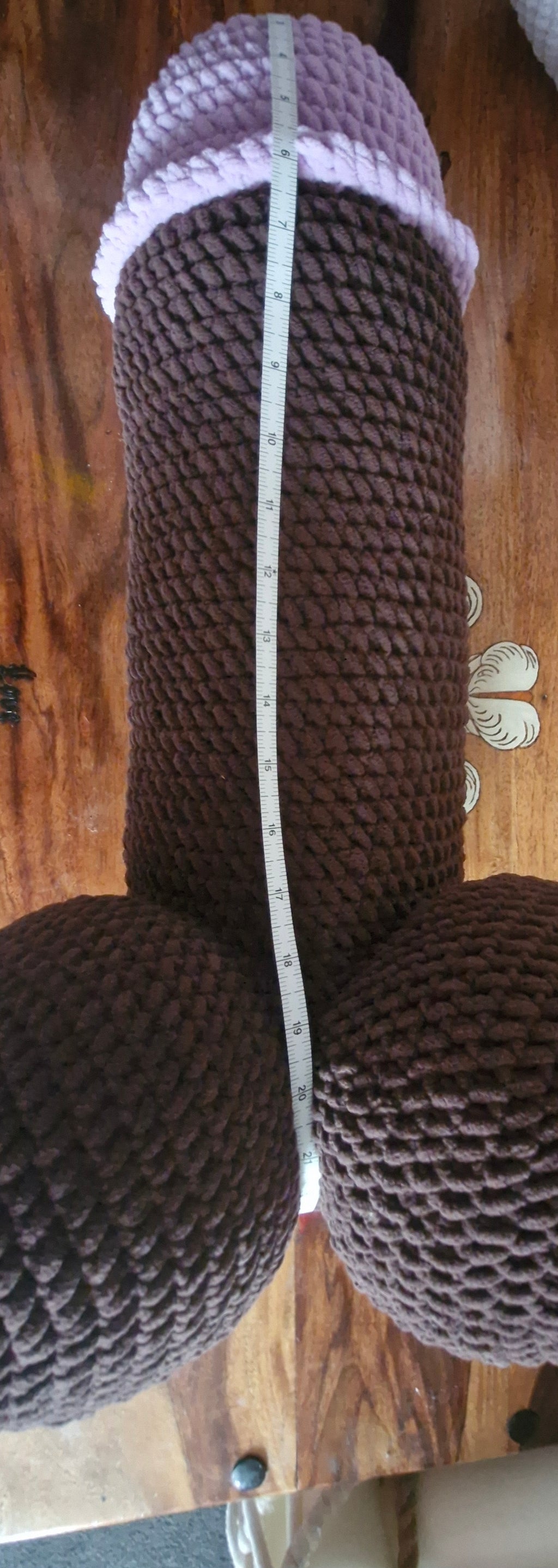 Wicked Wooly Willie's, 2ft crochet penis plushie